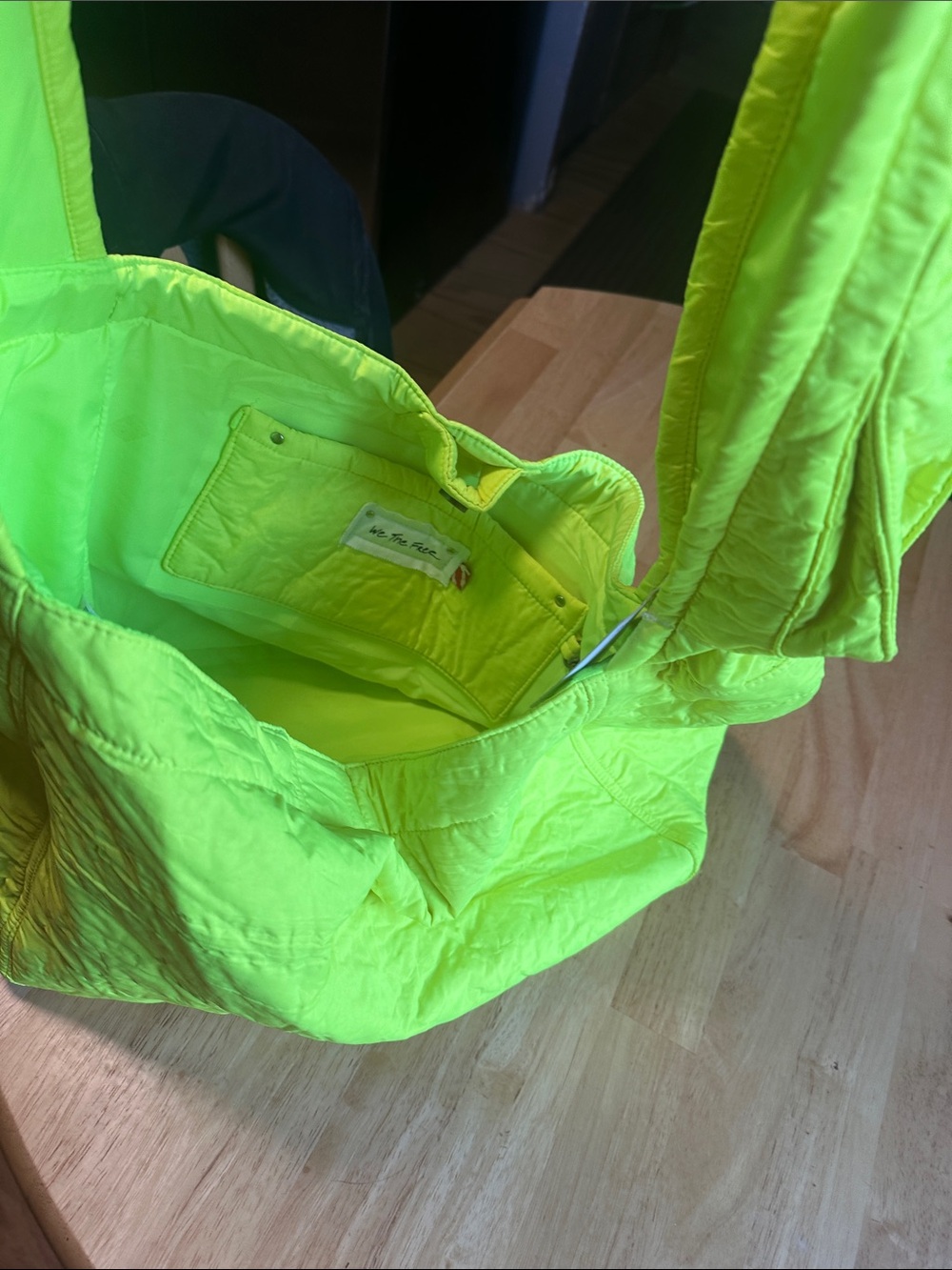 We The Free Neon Yellow Women’s Shoulder Bag - Picture 4 of 5